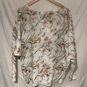 collezioni Leonarda made in italy size M floral sweater